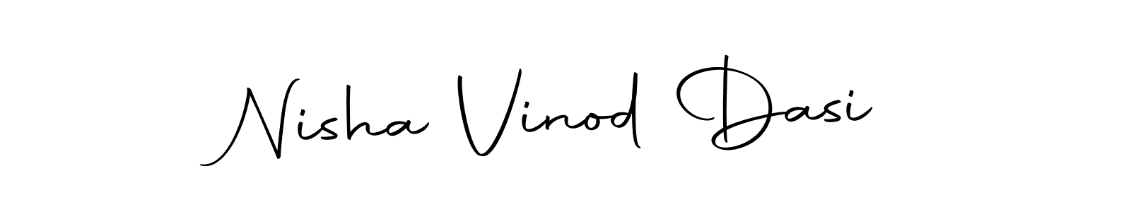 Design your own signature with our free online signature maker. With this signature software, you can create a handwritten (Autography-DOLnW) signature for name Nisha Vinod Dasi. Nisha Vinod Dasi signature style 10 images and pictures png