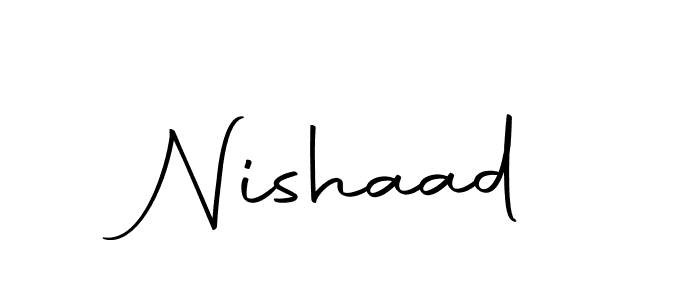 Similarly Autography-DOLnW is the best handwritten signature design. Signature creator online .You can use it as an online autograph creator for name Nishaad. Nishaad signature style 10 images and pictures png