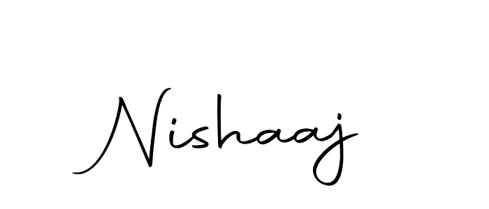 Use a signature maker to create a handwritten signature online. With this signature software, you can design (Autography-DOLnW) your own signature for name Nishaaj. Nishaaj signature style 10 images and pictures png