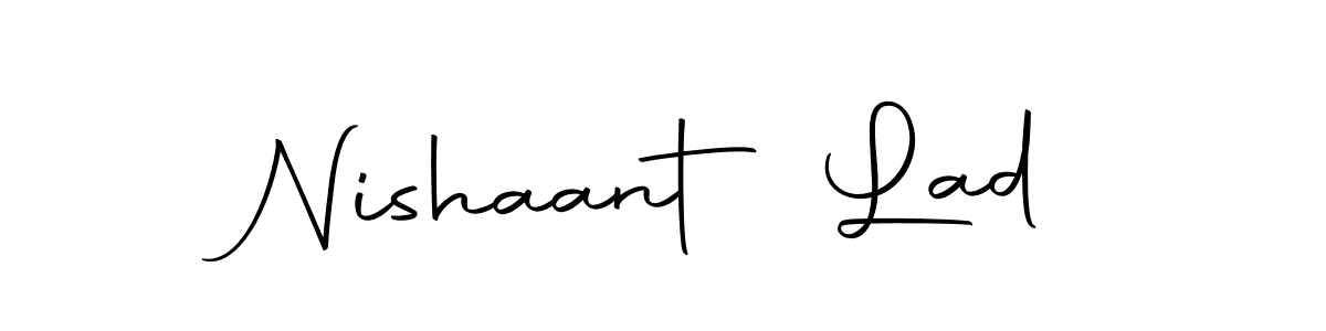 Use a signature maker to create a handwritten signature online. With this signature software, you can design (Autography-DOLnW) your own signature for name Nishaant Lad. Nishaant Lad signature style 10 images and pictures png