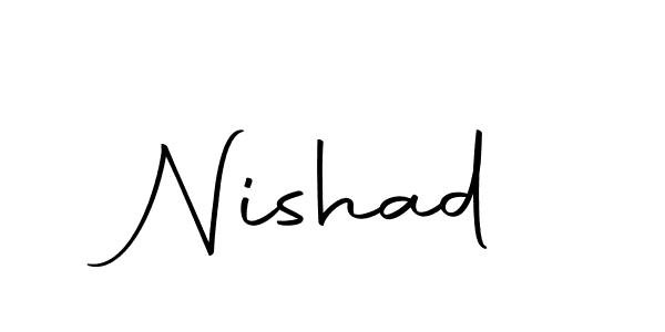 How to make Nishad signature? Autography-DOLnW is a professional autograph style. Create handwritten signature for Nishad name. Nishad signature style 10 images and pictures png