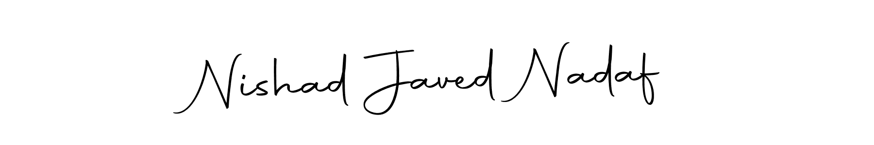 Make a short Nishad Javed Nadaf signature style. Manage your documents anywhere anytime using Autography-DOLnW. Create and add eSignatures, submit forms, share and send files easily. Nishad Javed Nadaf signature style 10 images and pictures png