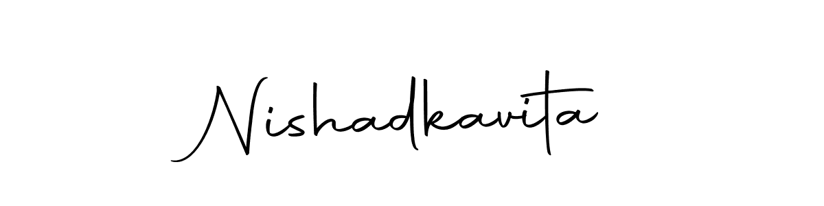 Make a short Nishadkavita signature style. Manage your documents anywhere anytime using Autography-DOLnW. Create and add eSignatures, submit forms, share and send files easily. Nishadkavita signature style 10 images and pictures png