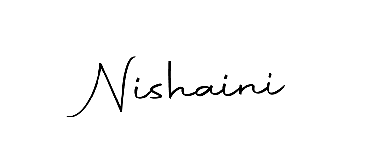 Nishaini stylish signature style. Best Handwritten Sign (Autography-DOLnW) for my name. Handwritten Signature Collection Ideas for my name Nishaini. Nishaini signature style 10 images and pictures png