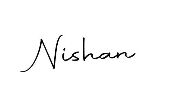 Create a beautiful signature design for name Nishan. With this signature (Autography-DOLnW) fonts, you can make a handwritten signature for free. Nishan signature style 10 images and pictures png