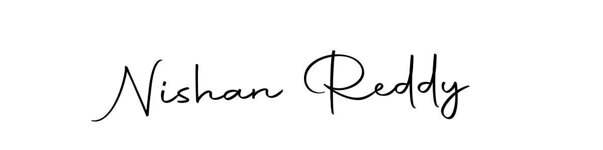 Make a beautiful signature design for name Nishan Reddy. With this signature (Autography-DOLnW) style, you can create a handwritten signature for free. Nishan Reddy signature style 10 images and pictures png