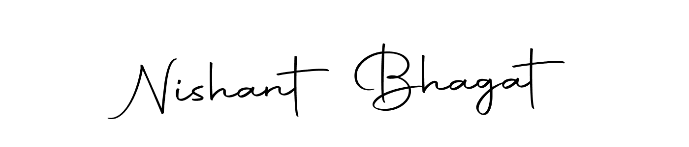 Autography-DOLnW is a professional signature style that is perfect for those who want to add a touch of class to their signature. It is also a great choice for those who want to make their signature more unique. Get Nishant Bhagat name to fancy signature for free. Nishant Bhagat signature style 10 images and pictures png