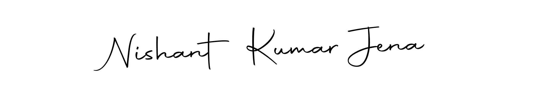 Use a signature maker to create a handwritten signature online. With this signature software, you can design (Autography-DOLnW) your own signature for name Nishant Kumar Jena. Nishant Kumar Jena signature style 10 images and pictures png