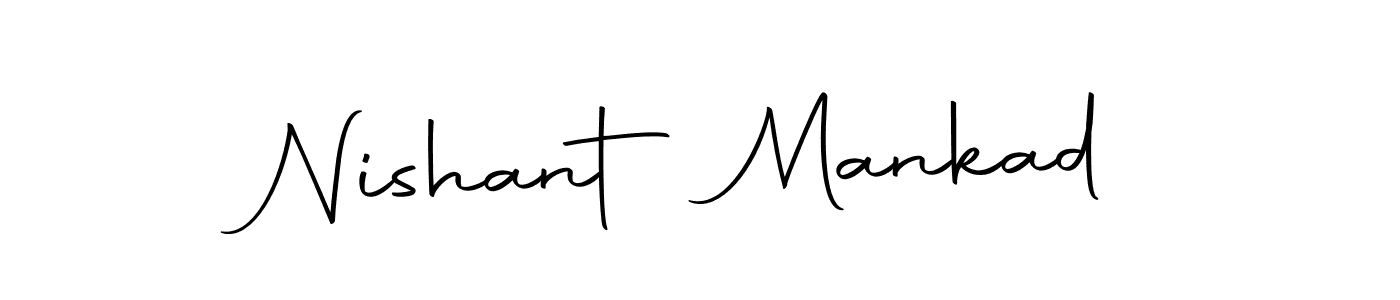 Make a beautiful signature design for name Nishant Mankad. Use this online signature maker to create a handwritten signature for free. Nishant Mankad signature style 10 images and pictures png