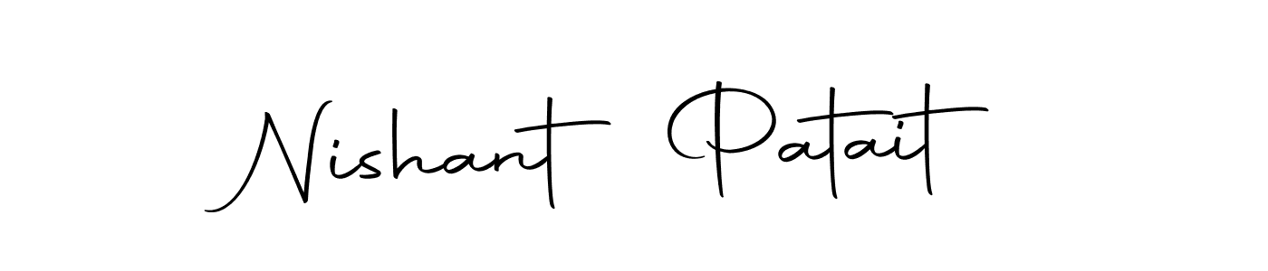 Create a beautiful signature design for name Nishant Patait. With this signature (Autography-DOLnW) fonts, you can make a handwritten signature for free. Nishant Patait signature style 10 images and pictures png