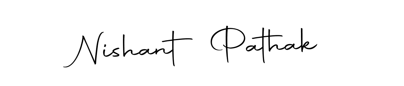 How to make Nishant Pathak signature? Autography-DOLnW is a professional autograph style. Create handwritten signature for Nishant Pathak name. Nishant Pathak signature style 10 images and pictures png