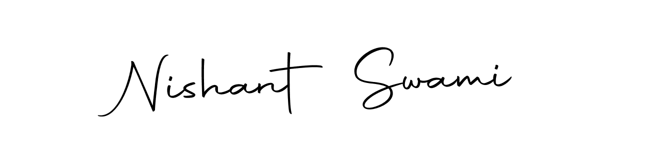 Use a signature maker to create a handwritten signature online. With this signature software, you can design (Autography-DOLnW) your own signature for name Nishant Swami. Nishant Swami signature style 10 images and pictures png