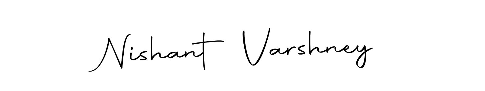 Create a beautiful signature design for name Nishant Varshney. With this signature (Autography-DOLnW) fonts, you can make a handwritten signature for free. Nishant Varshney signature style 10 images and pictures png