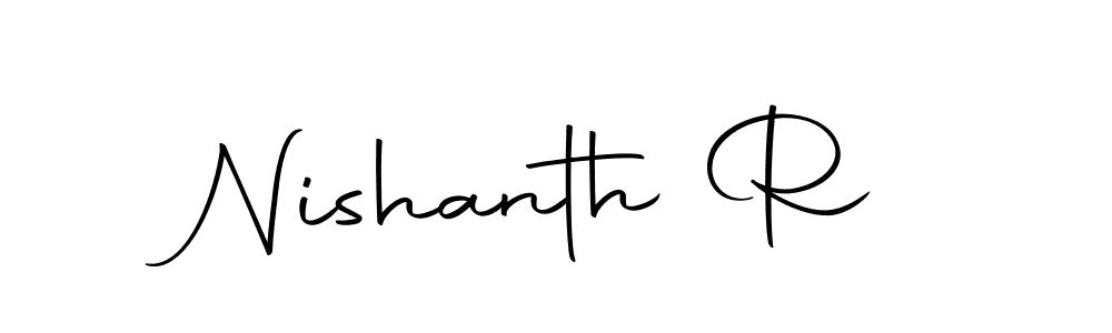 It looks lik you need a new signature style for name Nishanth R. Design unique handwritten (Autography-DOLnW) signature with our free signature maker in just a few clicks. Nishanth R signature style 10 images and pictures png