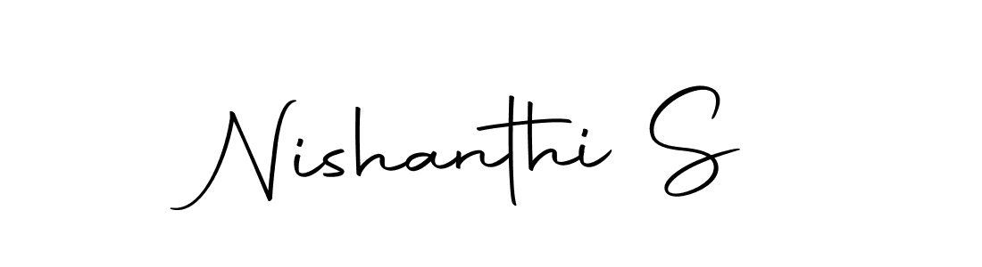 How to make Nishanthi S signature? Autography-DOLnW is a professional autograph style. Create handwritten signature for Nishanthi S name. Nishanthi S signature style 10 images and pictures png