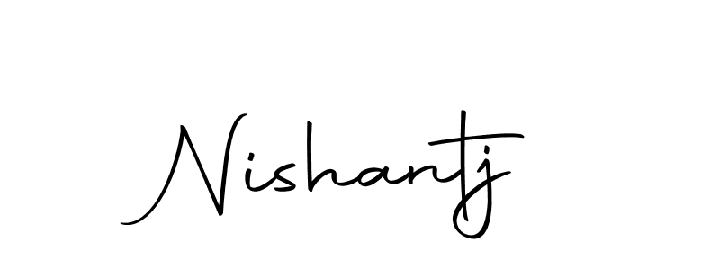 Also we have Nishantj name is the best signature style. Create professional handwritten signature collection using Autography-DOLnW autograph style. Nishantj signature style 10 images and pictures png