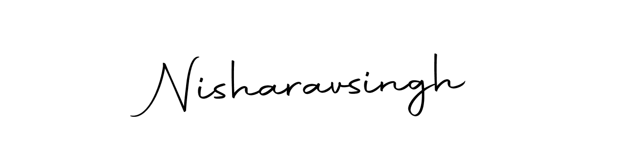 Design your own signature with our free online signature maker. With this signature software, you can create a handwritten (Autography-DOLnW) signature for name Nisharavsingh. Nisharavsingh signature style 10 images and pictures png