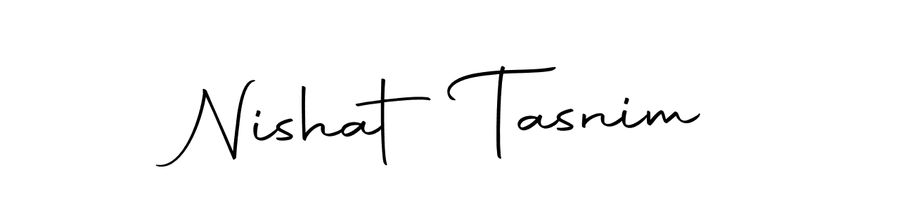 Create a beautiful signature design for name Nishat Tasnim. With this signature (Autography-DOLnW) fonts, you can make a handwritten signature for free. Nishat Tasnim signature style 10 images and pictures png