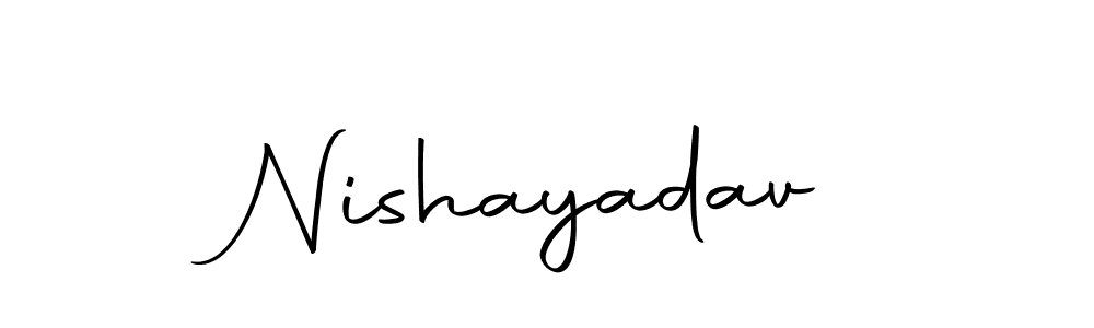The best way (Autography-DOLnW) to make a short signature is to pick only two or three words in your name. The name Nishayadav include a total of six letters. For converting this name. Nishayadav signature style 10 images and pictures png