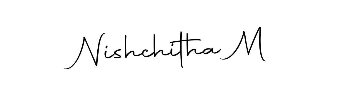 How to Draw Nishchitha M signature style? Autography-DOLnW is a latest design signature styles for name Nishchitha M. Nishchitha M signature style 10 images and pictures png