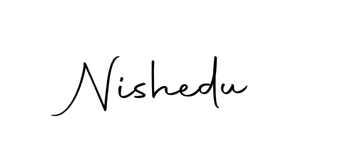 Similarly Autography-DOLnW is the best handwritten signature design. Signature creator online .You can use it as an online autograph creator for name Nishedu. Nishedu signature style 10 images and pictures png