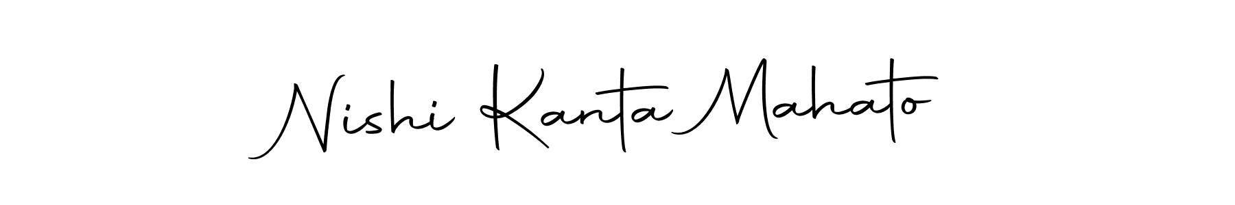 Also we have Nishi Kanta Mahato name is the best signature style. Create professional handwritten signature collection using Autography-DOLnW autograph style. Nishi Kanta Mahato signature style 10 images and pictures png