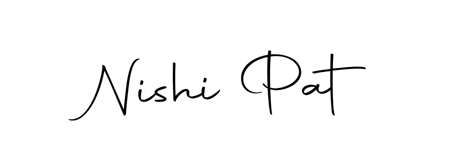 Similarly Autography-DOLnW is the best handwritten signature design. Signature creator online .You can use it as an online autograph creator for name Nishi Pat. Nishi Pat signature style 10 images and pictures png