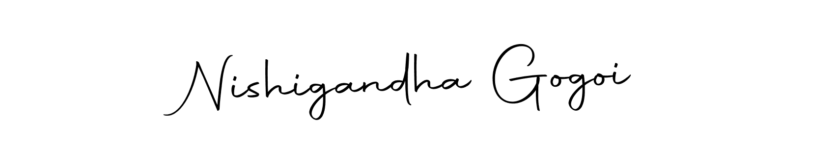 This is the best signature style for the Nishigandha Gogoi name. Also you like these signature font (Autography-DOLnW). Mix name signature. Nishigandha Gogoi signature style 10 images and pictures png