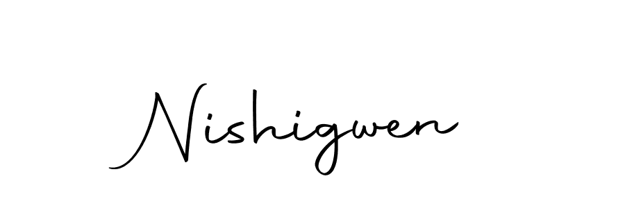 You can use this online signature creator to create a handwritten signature for the name Nishigwen. This is the best online autograph maker. Nishigwen signature style 10 images and pictures png