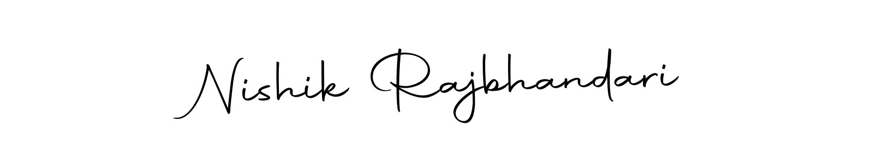 Use a signature maker to create a handwritten signature online. With this signature software, you can design (Autography-DOLnW) your own signature for name Nishik Rajbhandari. Nishik Rajbhandari signature style 10 images and pictures png