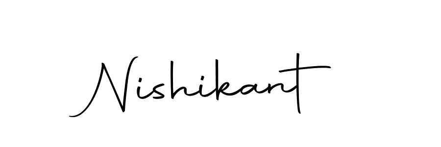 Use a signature maker to create a handwritten signature online. With this signature software, you can design (Autography-DOLnW) your own signature for name Nishikant. Nishikant signature style 10 images and pictures png