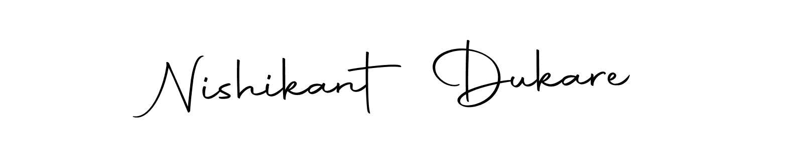 Create a beautiful signature design for name Nishikant Dukare. With this signature (Autography-DOLnW) fonts, you can make a handwritten signature for free. Nishikant Dukare signature style 10 images and pictures png