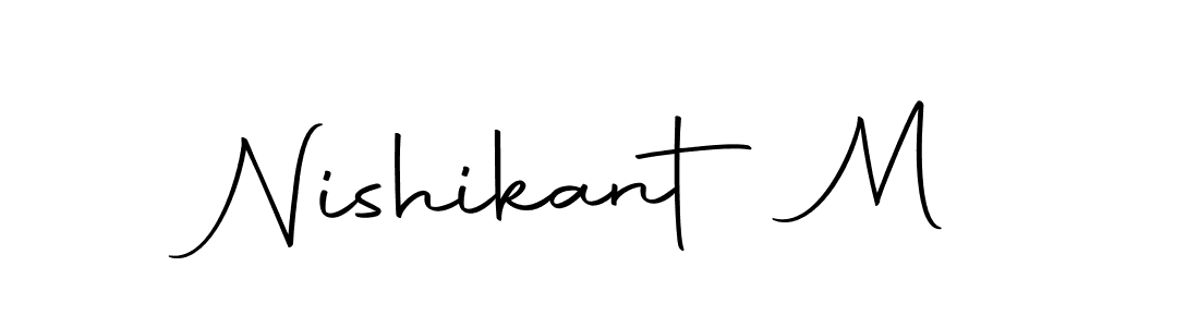 Nishikant M stylish signature style. Best Handwritten Sign (Autography-DOLnW) for my name. Handwritten Signature Collection Ideas for my name Nishikant M. Nishikant M signature style 10 images and pictures png