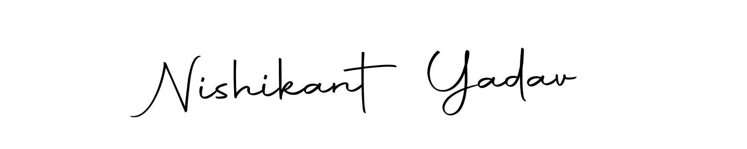 You can use this online signature creator to create a handwritten signature for the name Nishikant Yadav. This is the best online autograph maker. Nishikant Yadav signature style 10 images and pictures png