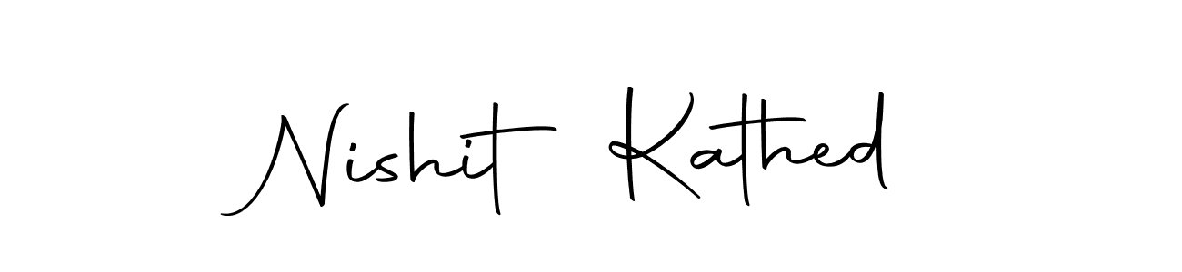 How to make Nishit Kathed signature? Autography-DOLnW is a professional autograph style. Create handwritten signature for Nishit Kathed name. Nishit Kathed signature style 10 images and pictures png