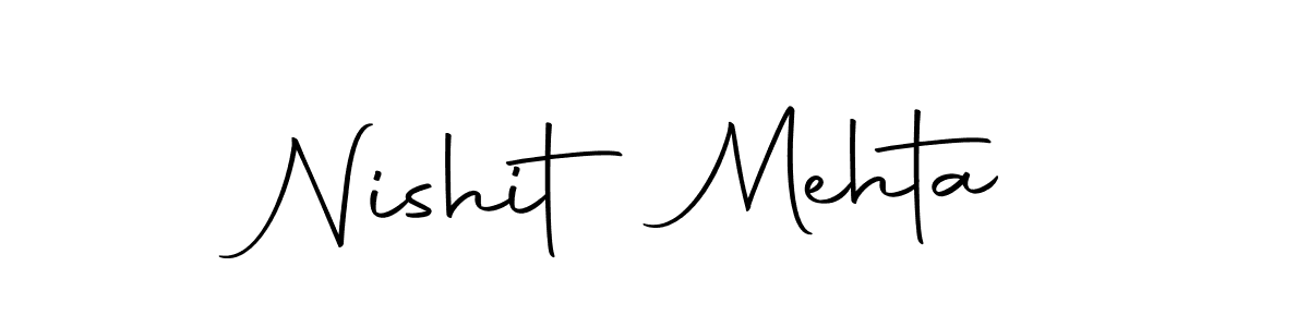 Similarly Autography-DOLnW is the best handwritten signature design. Signature creator online .You can use it as an online autograph creator for name Nishit Mehta. Nishit Mehta signature style 10 images and pictures png