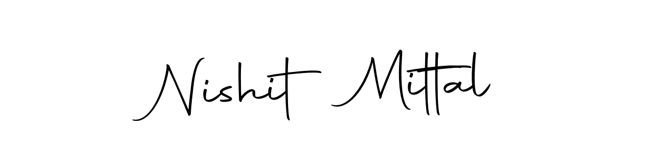 How to make Nishit Mittal signature? Autography-DOLnW is a professional autograph style. Create handwritten signature for Nishit Mittal name. Nishit Mittal signature style 10 images and pictures png