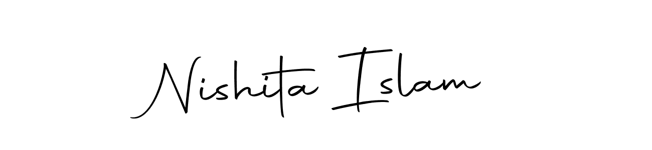 Also we have Nishita Islam name is the best signature style. Create professional handwritten signature collection using Autography-DOLnW autograph style. Nishita Islam signature style 10 images and pictures png