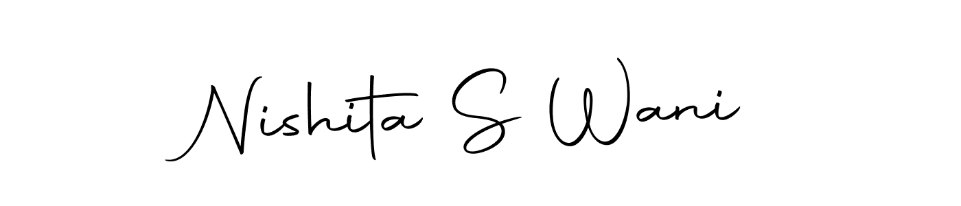 See photos of Nishita S Wani official signature by Spectra . Check more albums & portfolios. Read reviews & check more about Autography-DOLnW font. Nishita S Wani signature style 10 images and pictures png