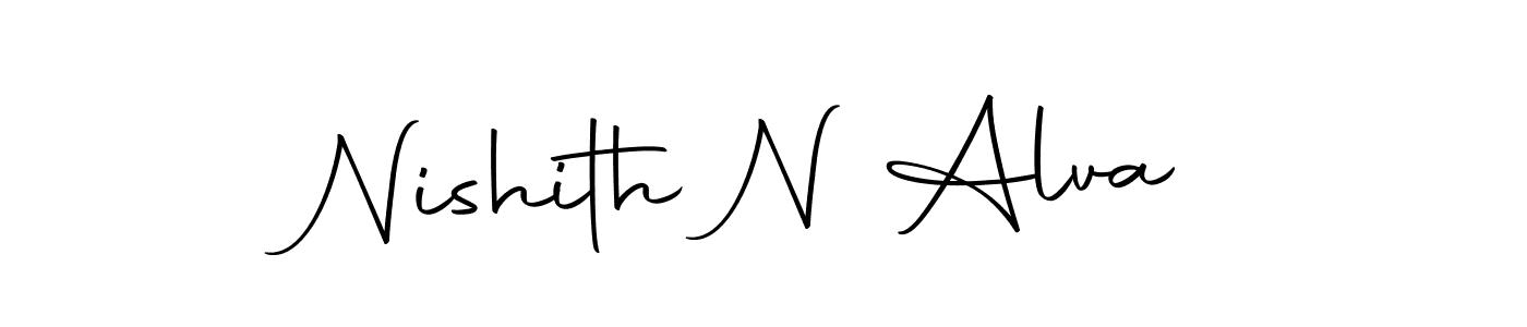Here are the top 10 professional signature styles for the name Nishith N Alva. These are the best autograph styles you can use for your name. Nishith N Alva signature style 10 images and pictures png