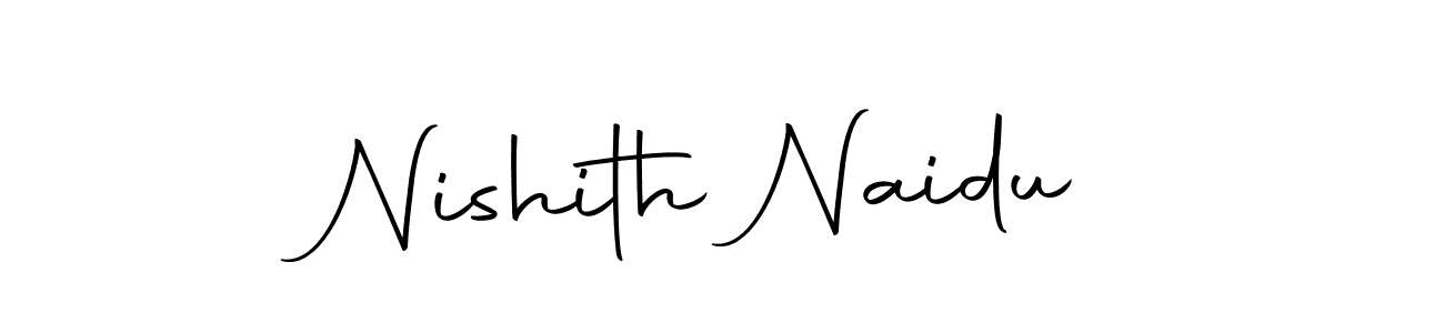 Similarly Autography-DOLnW is the best handwritten signature design. Signature creator online .You can use it as an online autograph creator for name Nishith Naidu. Nishith Naidu signature style 10 images and pictures png