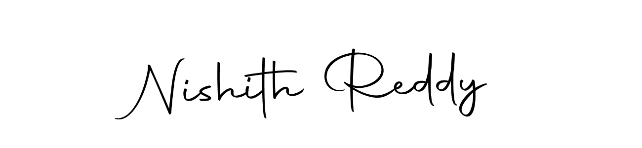 Make a beautiful signature design for name Nishith Reddy. With this signature (Autography-DOLnW) style, you can create a handwritten signature for free. Nishith Reddy signature style 10 images and pictures png