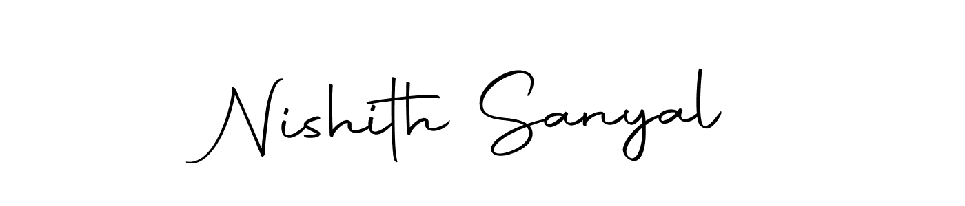 You can use this online signature creator to create a handwritten signature for the name Nishith Sanyal. This is the best online autograph maker. Nishith Sanyal signature style 10 images and pictures png