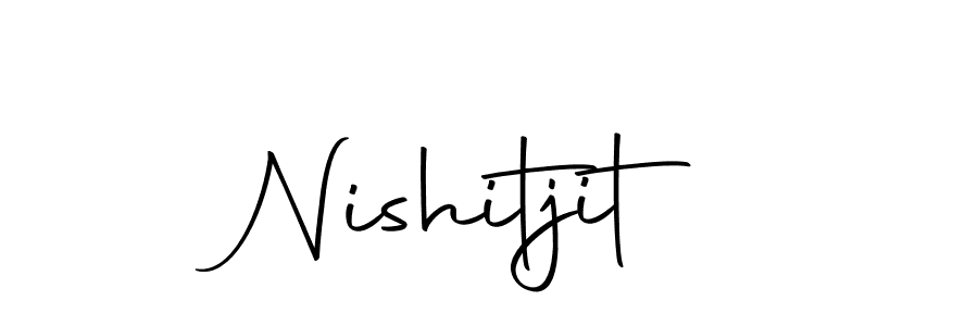 How to make Nishitjit name signature. Use Autography-DOLnW style for creating short signs online. This is the latest handwritten sign. Nishitjit signature style 10 images and pictures png