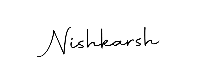 if you are searching for the best signature style for your name Nishkarsh. so please give up your signature search. here we have designed multiple signature styles  using Autography-DOLnW. Nishkarsh signature style 10 images and pictures png