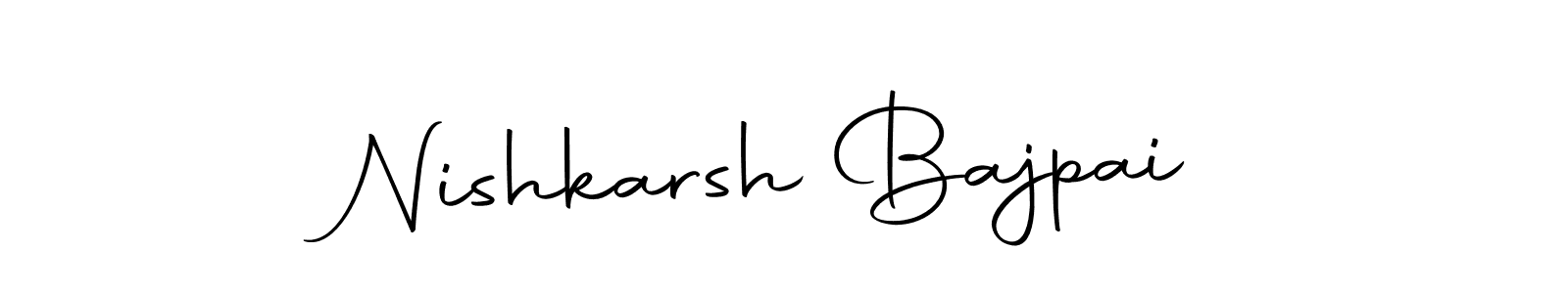 Autography-DOLnW is a professional signature style that is perfect for those who want to add a touch of class to their signature. It is also a great choice for those who want to make their signature more unique. Get Nishkarsh Bajpai name to fancy signature for free. Nishkarsh Bajpai signature style 10 images and pictures png