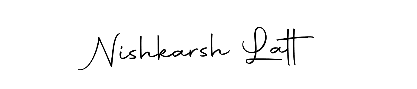 How to make Nishkarsh Latt signature? Autography-DOLnW is a professional autograph style. Create handwritten signature for Nishkarsh Latt name. Nishkarsh Latt signature style 10 images and pictures png