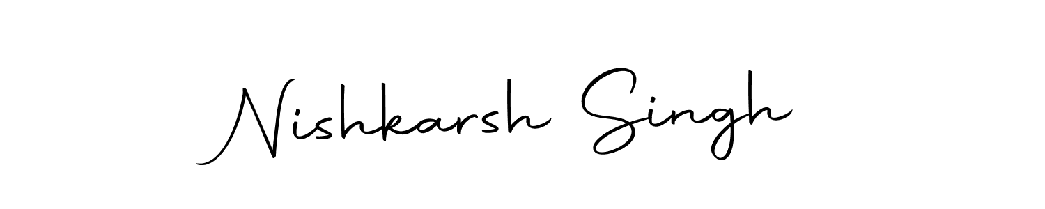 How to make Nishkarsh Singh signature? Autography-DOLnW is a professional autograph style. Create handwritten signature for Nishkarsh Singh name. Nishkarsh Singh signature style 10 images and pictures png
