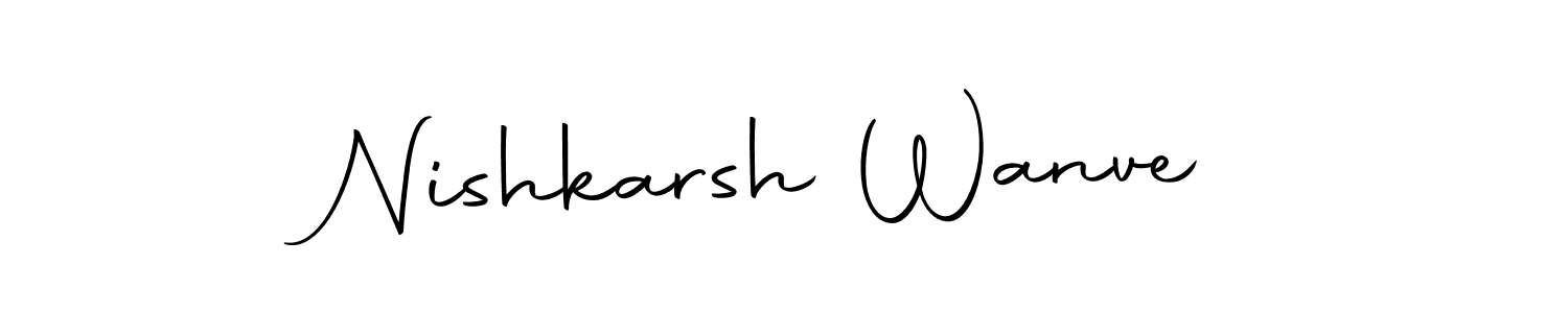 Use a signature maker to create a handwritten signature online. With this signature software, you can design (Autography-DOLnW) your own signature for name Nishkarsh Wanve. Nishkarsh Wanve signature style 10 images and pictures png