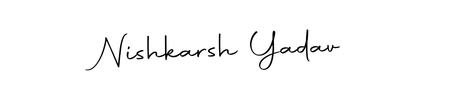 Make a beautiful signature design for name Nishkarsh Yadav. Use this online signature maker to create a handwritten signature for free. Nishkarsh Yadav signature style 10 images and pictures png